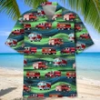 Happy Birthday 2022 - 3d Firefighter Seamless Pattern Hawaiian Shirt, Hoodie, Zip Hoodie, Hoodie Dress, Sweatshirt All Over Print