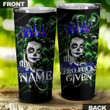 Personalized Happy Halloween, Birthday Gift Tumbler Cup Zero F Given Crown Skull - Customized Stainless Steel Tumbler