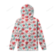 Christmas Gift, Labour Day Gift Ideas 3d Hoodie, Zip Hoodie, Hoodie Dress, Sweatshirt Cute Christmas Poinsettia Pattern All Over Print