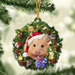 Hamster Ornament - Christmas Gift For Family, For Her, Gift For Him, Gift For Pets Lover Ornament.