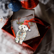 Cute Maltese Christmas Ornament - Christmas Gift For Family, For Her, Gift For Him, Gift For Pets Lover Shape Ornament.