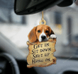 Beagle Get In, Sit Down, Shut Up, Hang On Car Hanging Ornament - Christmas Gift For Family, For Her, Gift For Him, Gift For Pets Lover Ornament