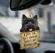 Cairn Terrier Get In, Sit Down, Shut Up, Hang On Car Hanging Ornament - Christmas Gift For Family, For Her, Gift For Him, Gift For Pets Lover Ornament