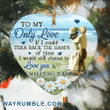 Couple I Still Choose To Love You Christmas Heart Ceramic Ornament - Christmas Gift For Family, For Her, Gift For Him Two Sided Ornament