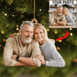 Couple Custom Image Ornament - Christmas Gift For Family, For Her, Gift For Him Two Sided Ornament