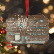 Butterfly Faith Christmas Medallion Metal Ornament - Christmas Gift For Family, For Her, Gift For Him Two Sided Ornament