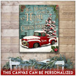 Merry Christmas & Happy New Year Custom Inspirational & Motivational Art Unique Gift For Farmers - Personalized Canvas Print Home Decor