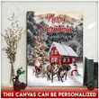 Merry Christmas & Happy New Year Custom Inspirational & Motivational Art Unique The End Of December - Personalized Canvas Print Home Decor