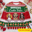 Merry Christmas & Happy New Year Custom 3d Ugly Christmas Sweatshirt Cookies Dog Pet Lovers Personalized Aparel All Over Print