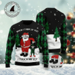 Merry Christmas & Happy New Year 3d Ugly Christmas Sweatshirt When I Think Of You I Touch My Elf Aparel All Over Print
