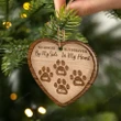 Custom Dog & Cat Lovers Forever In My Heart Christmas Heart Ornament - Personalized Christmas Gift For Family, For Her, Gift For Him