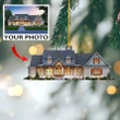 Custom House Photo Ornament - Christmas Gift 2022 For Family, Gift For Man & Women