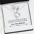 Valentine's Day Gift 2023, Anniversary Gift, Gift To My Wife, Necklace For Wife, Gift For Wife Birthday - I May Not Be Heart Necklace