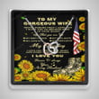 Valentine's Day Gifts 2023, Anniversary Gifts, Birthday Gifts Double Heart Necklace With Meaning Message Card, Gift Ideas To My Gorgeous Army Wife
