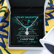 Happy Birthday Gifts 2023 Alluring Beauty Necklace With Meaning Message Card, Best Gift Ideas To My Daughter From Mom Whenever Your Journey