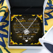 Happy Birthday Gifts 2023 Love Knot Necklace With Meaning Message Card, Best Gift Ideas To My Daughter You Are A Gift