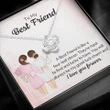 Happy Birthday Gifts 2023 Love Knot Necklace With Meaning Message Card, Best Gift Ideas To My Best Friend - Four Leaf Clover