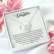 Happy Birthday Gifts 2023 Love Knot Necklace With Meaning Message Card, Best Gift Ideas To My Daughter - Always My Little Girl