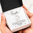 Happy Birthday Gifts 2023 Heart Necklace With Meaning Message Card, Best Gift Ideas Mom To My Daughter - Always Here For You