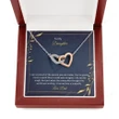 Happy Birthday Gifts 2023 Double Heart Necklace With Meaning Message Card, Best Gift Ideas To My Daughter - So Proud