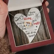Happy Birthday Gifts 2023 Double Heart Necklace With Meaning Message Card, Best Gift Ideas To My Daughter - You've Been A Blessing