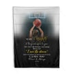 Happy Birthday Gift Ideas 2023 Dad To My Daughter I Love You Basketball Fleece Blanket