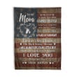 Happy Mother's Day Gift Ideas 2023 To My Mom I Love You AF Fleece Blanket