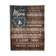 Happy Mother's Day Gift Ideas 2023 Daughter To My Mom I Love You Sailor Fleece Blanket