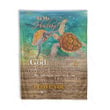 Happy Anniversary Wedding Gift Ideas 2023 Wife To My Husband Once Upon A Time Turtle Fleece Blanket