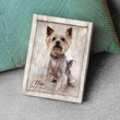Custom Inspirational & Motivational Art Pet Portrait Painting, Pet Portrait From Photo - Personalized Canvas Print Home Decor