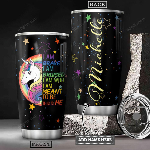 Personalized Gift Lgbt Unicorn Customized Stainless Steel Tumbler