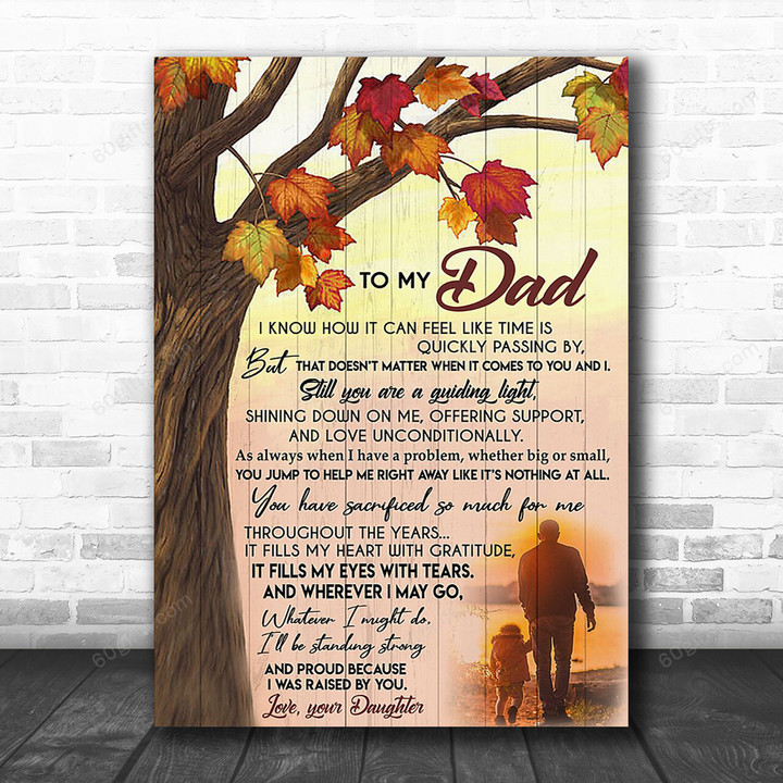 Customized Photo & Name Happy Father's Day, Mother's Day, Birthday Gift, Unique Gift For Dad From Kids - Personalized Canvas Print Home Decor