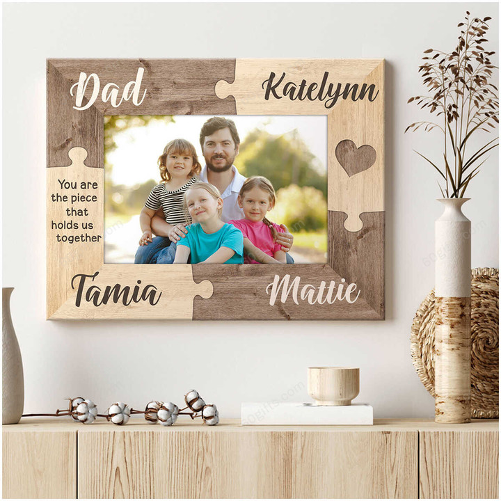 Customized Name & Photo Happy First Father's Day 2022, Unique Birthday Gift For Dad - Personalized Canvas Print Home Decor