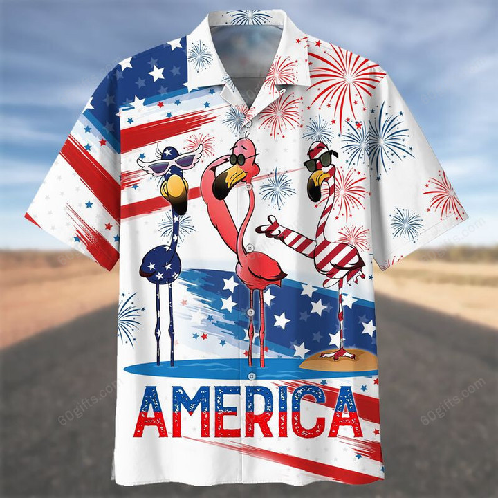 3d Hawaiian Shirt, Hoodie, Zip Hoodie, Hoodie Dress, Sweatshirt Funny Independence Day USA All Over Print