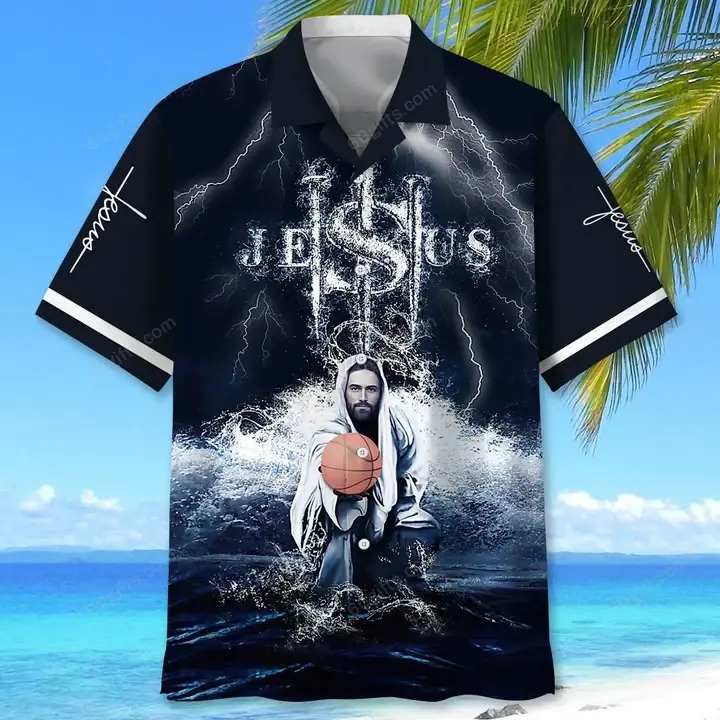 Happy Birthday 2022 - 3d Basketball Jesus Hawaiian Shirt, Hoodie, Zip Hoodie, Hoodie Dress, Sweatshirt All Over Print