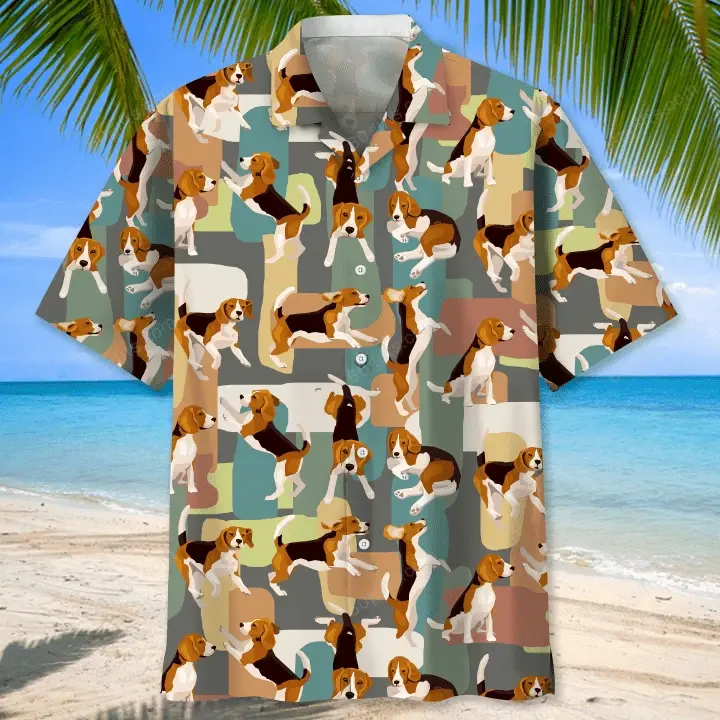 Happy Birthday 2022 - 3d Beagle Funny Color Hawaiian Shirts, Hoodie, Zip Hoodie, Hoodie Dress, Sweatshirt All Over Print
