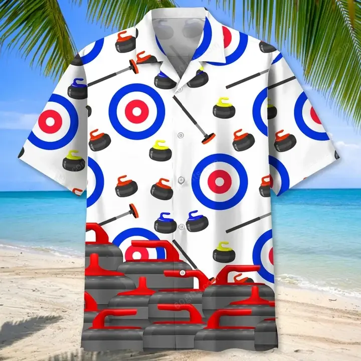 Happy Birthday 2022 - 3d Curling Lovers Hawaiian Shirts, Hoodie, Zip Hoodie, Hoodie Dress, Sweatshirt All Over Print