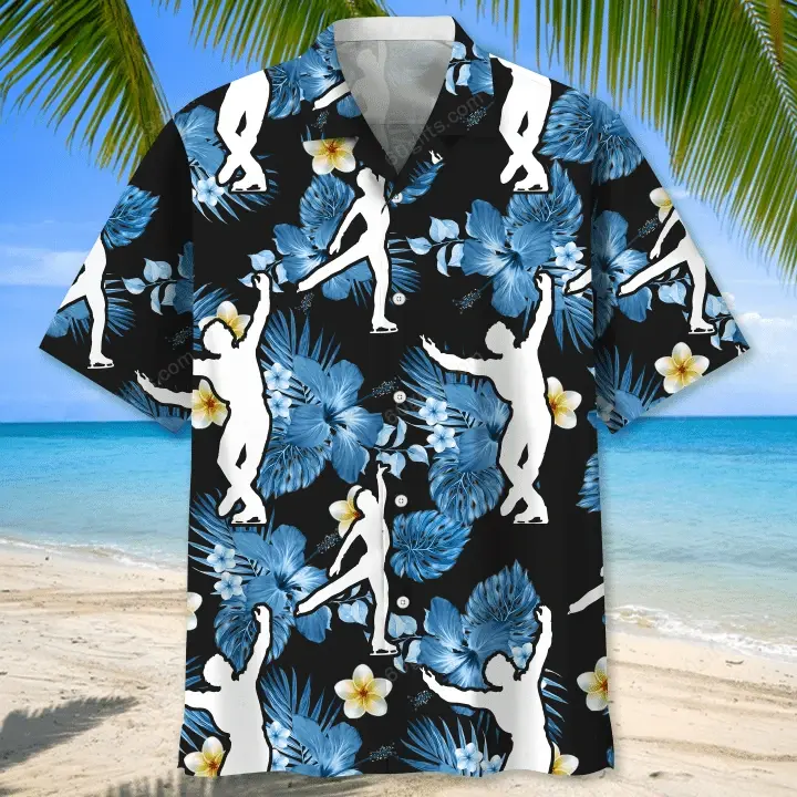 Happy Birthday 2022 - 3d Figure Skating Nature Hawaiian Shirt, Hoodie, Zip Hoodie, Hoodie Dress, Sweatshirt All Over Print