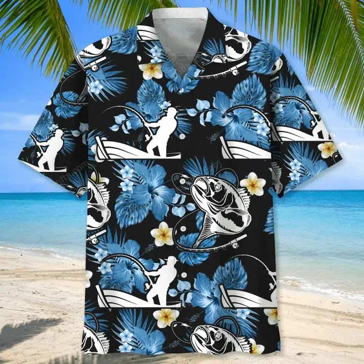 Happy Birthday 2022 - 3d Fishing Hawaiian Nature Shirts, Hoodie, Zip Hoodie, Hoodie Dress, Sweatshirt All Over Print