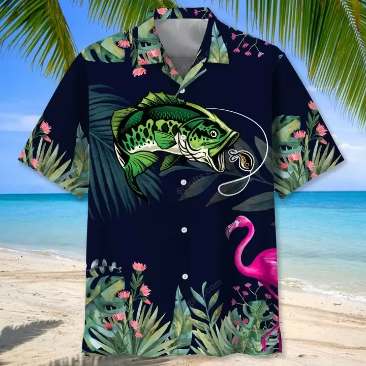 Happy Birthday 2022 - 3d Fishing Tropical Leaf Hawaiian Shirts, Hoodie, Zip Hoodie, Hoodie Dress, Sweatshirt All Over Print
