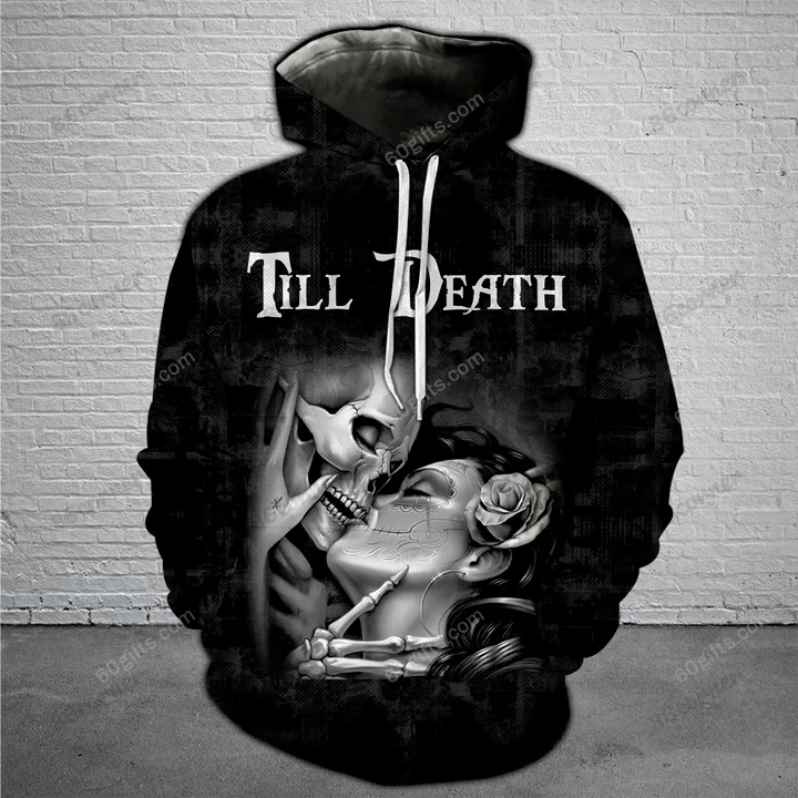 Happy Halloween 3d Hoodie, Zip Hoodie, Hoodie Dress, Sweatshirt Love Of Skull Till Death All Over Print
