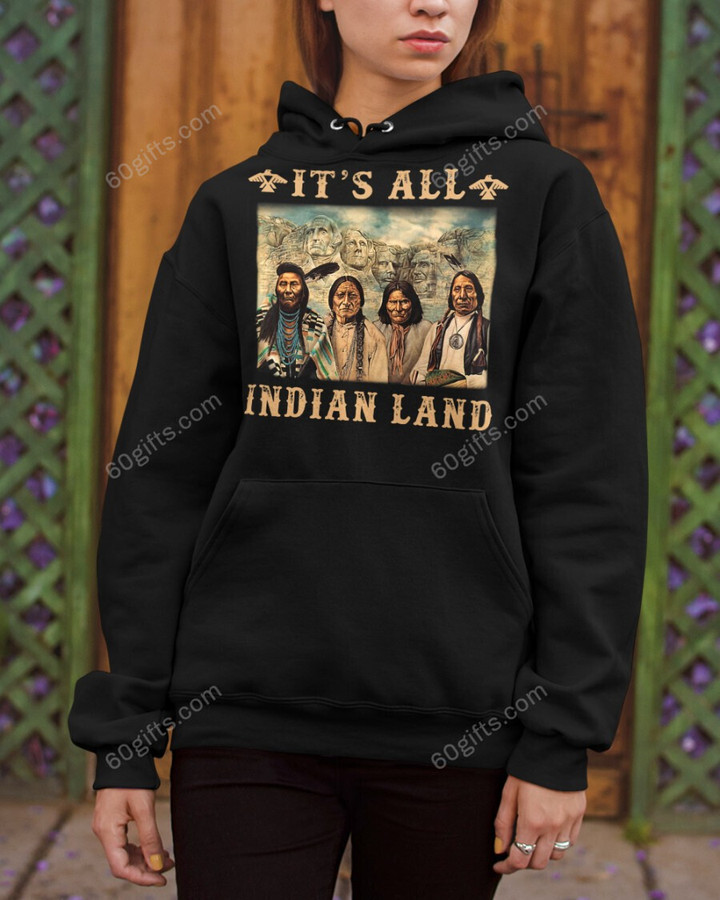 Happy Halloween 3d Hoodie, Zip Hoodie, Hoodie Dress, Sweatshirt It's All Indian Land Native American All Over Print