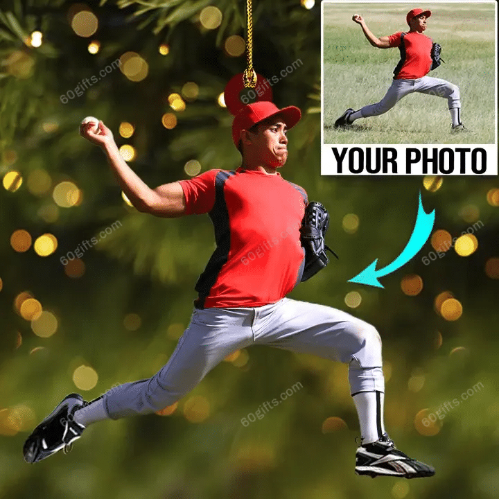 Custom Sport Image Ornament - Christmas Gift For Family, For Her, Gift For Him Two Sided Ornament