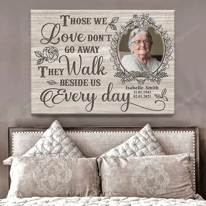 Merry Christmas & Happy New Year Custom Inspirational & Motivational Art Unique Perfect Memorial Remembered Gift - Personalized Canvas Print Home Decor