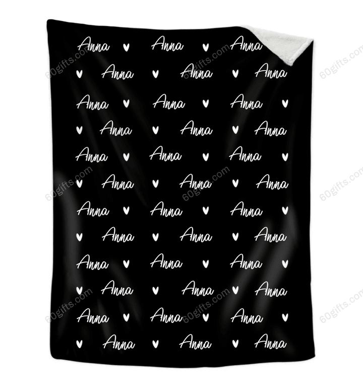 Merry Christmas & Happy New Year Custom Gift For Daughter, Daughter Birthday Gift Personalized Fleece Blanket