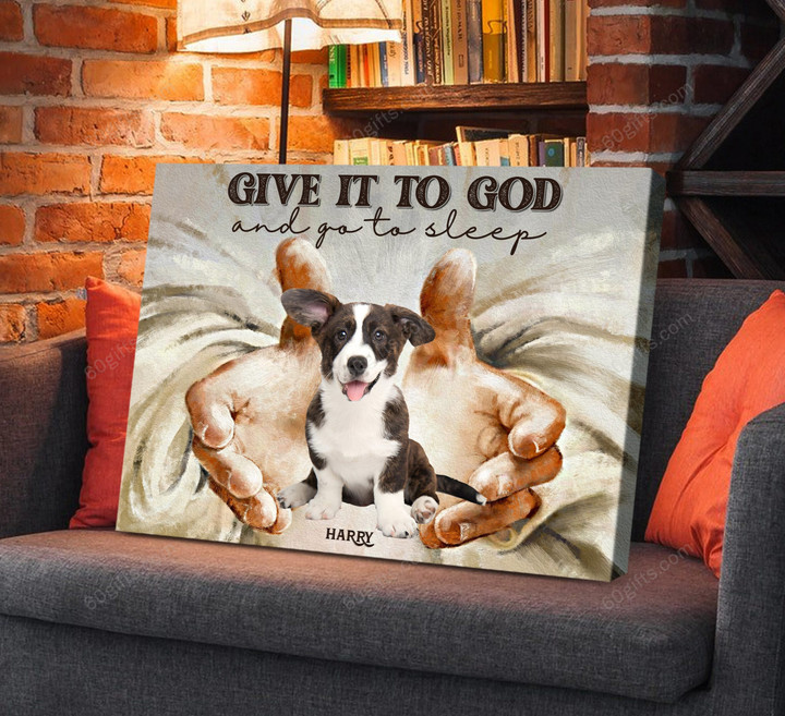 Custom Inspirational & Motivational Art Unique Pet Photo Gift For Pet Owner - Personalized Canvas Print Home Decor