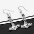 Viking earrings Thor's hammer Mjolnir | Viking Accessories