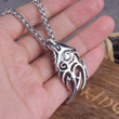Viking Necklace wolf celt wolf head pendant