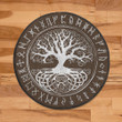 Viking Round Carpet Tree of Life Rune