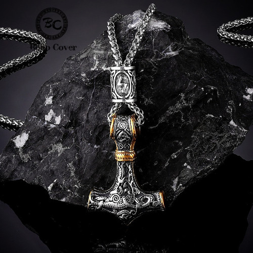 Viking Thor's Hammer Mjolnir Necklace | Viking Accessories
